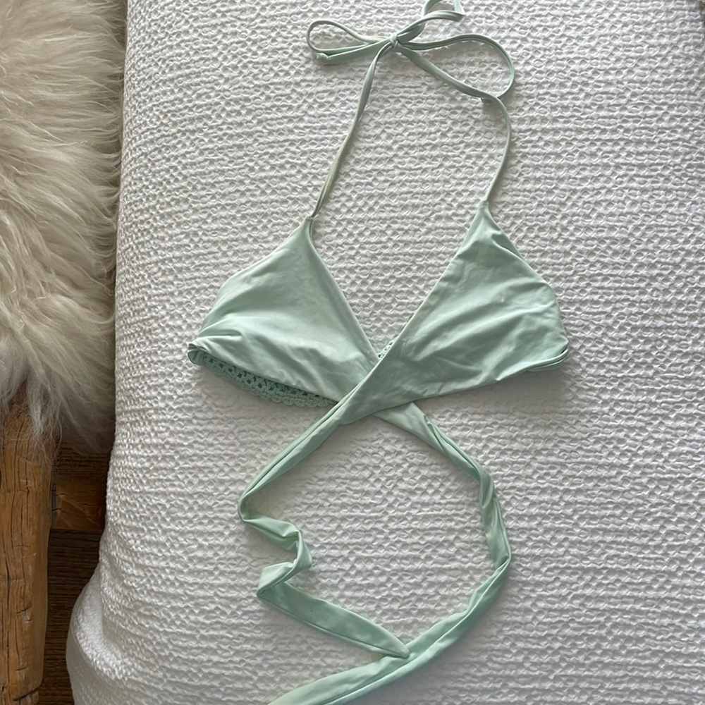 Frankie’s Teal Crochet Bikini